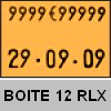 Etiquettes pour SATO PB220 23x16 Fluo (bote de 12 rlx)